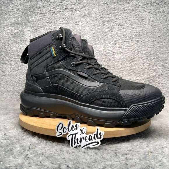 Vans MTE Crestline Waterproof Sneaker Boot Size 10 Men Black - Picture 2 of 6